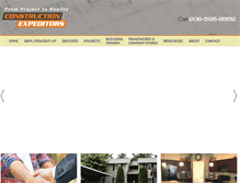 Tablet Screenshot of constructionexpeditors.com